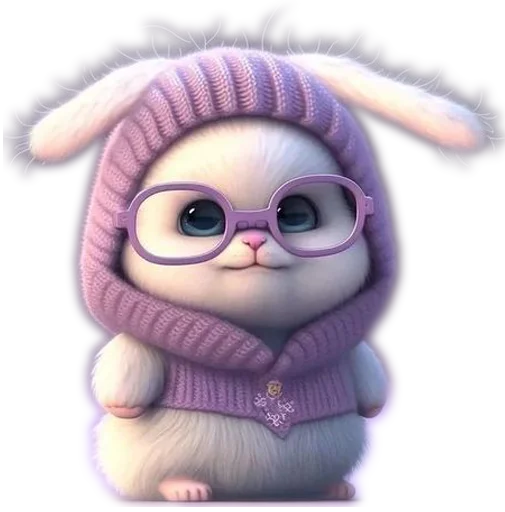 🐰 Стикер «Cute Cartoon» для Telegram