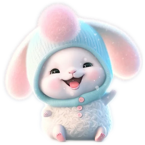 🐰 Стикер «Cute Cartoon» для Telegram