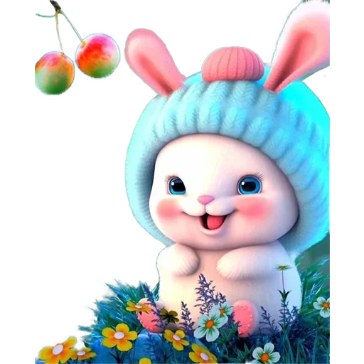 🐰 Стикер «Cute Cartoon» для Telegram