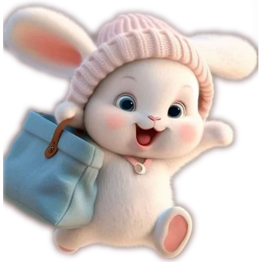 🐰 Стикер «Cute Cartoon» для Telegram