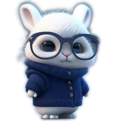 🐰 Стикер «Cute Cartoon» для Telegram