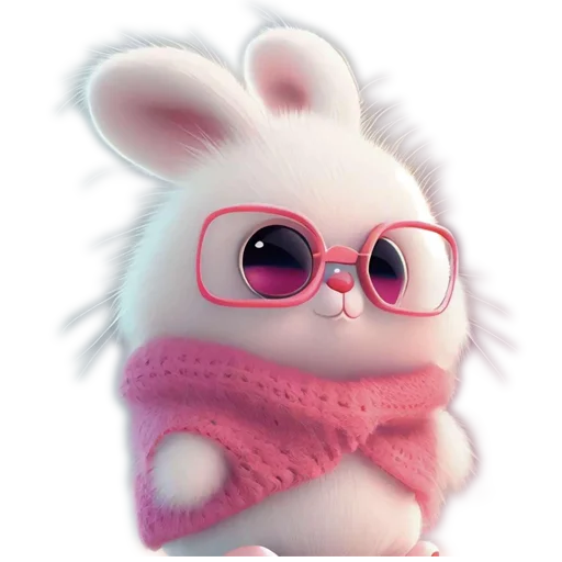 🐰 Стикер «Cute Cartoon» для Telegram