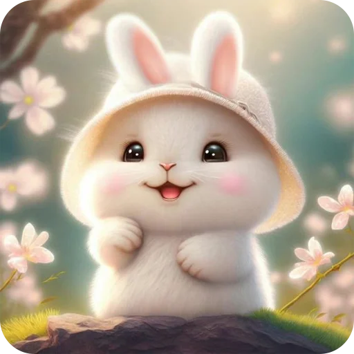 🐰 Стикер «Cute Cartoon» для Telegram
