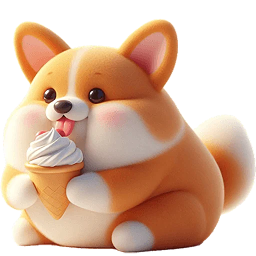 🍦 Стикер «Милый Чибби» для Telegram