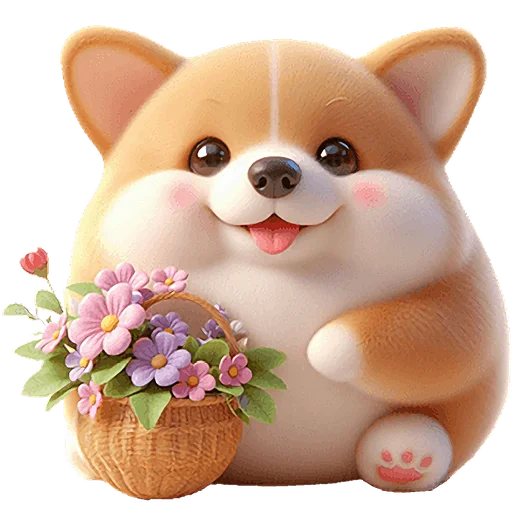 💐 Стикер «Милый Чибби» для Telegram