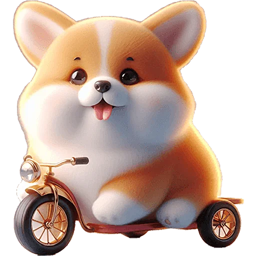 🛴 Стикер «Милый Чибби» для Telegram