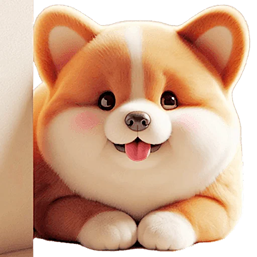 🐶 Стикер «Милый Чибби» для Telegram