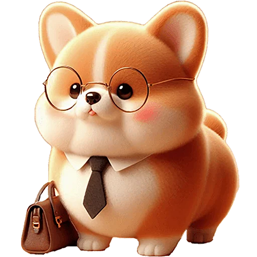 🤓 Стикер «Милый Чибби» для Telegram
