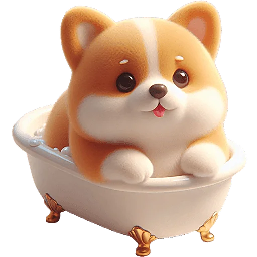 🚿 Стикер «Милый Чибби» для Telegram