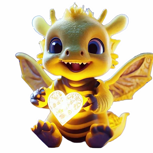 🐝 Стикер «милые драконы» для Telegram