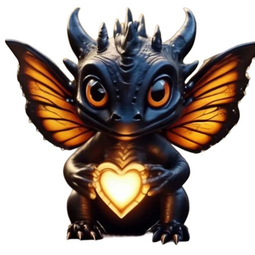 🦋 Стикер «милые драконы» для Telegram