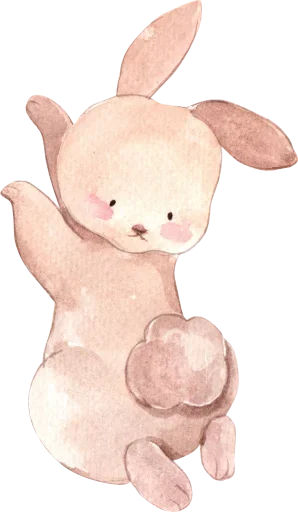 🐰 Стикер «Cute Emotions» для Telegram