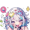 👅 Эмодзи «Cute girl» для Telegram