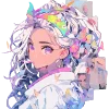 🤨 Эмодзи «Cute girl» для Telegram