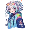 🥵 Эмодзи «Cute girl» для Telegram