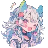😝 Эмодзи «Cute girl» для Telegram