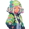 🐢 Эмодзи «Cute girl» для Telegram