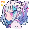 🥶 Эмодзи «Cute girl» для Telegram