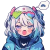 😤 Эмодзи «Cute girl» для Telegram