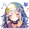 👄 Эмодзи «Cute girl» для Telegram