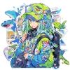 🤢 Эмодзи «Cute girl» для Telegram