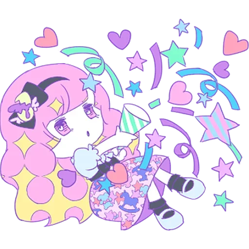 🎉 Стикер «Cute Small Girl» для Telegram