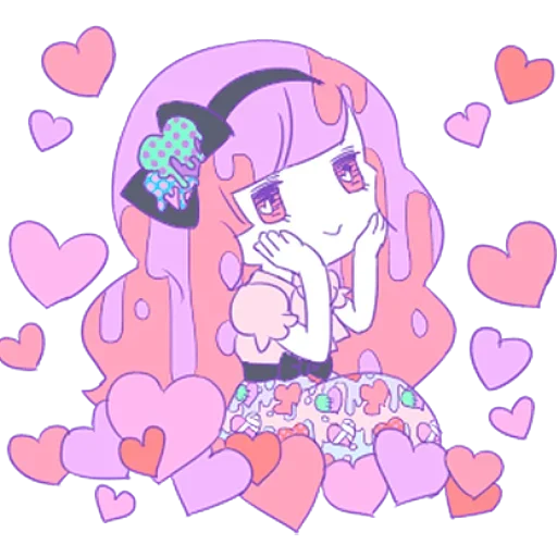 🥰 Стикер «Cute Small Girl» для Telegram
