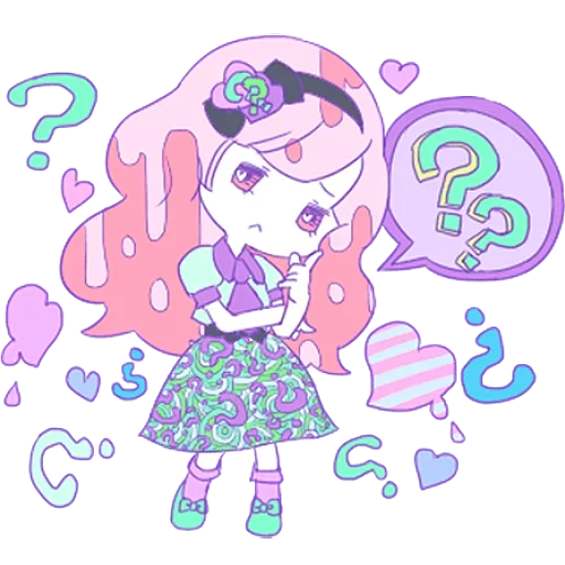 ❓ Стикер «Cute Small Girl» для Telegram