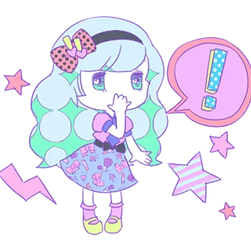 ❗️ Стикер «Cute Small Girl» для Telegram