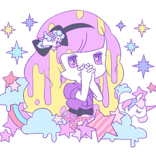 🙏 Стикер «Cute Small Girl» для Telegram