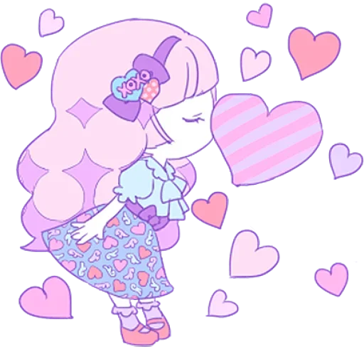 ♥️ Стикер «Cute Small Girl» для Telegram