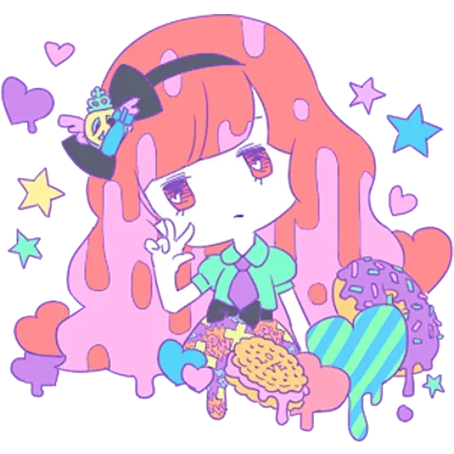 ✌️ Стикер «Cute Small Girl» для Telegram
