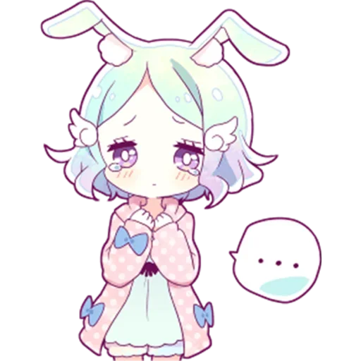 🥺 Стикер «Милые-тян» для Telegram