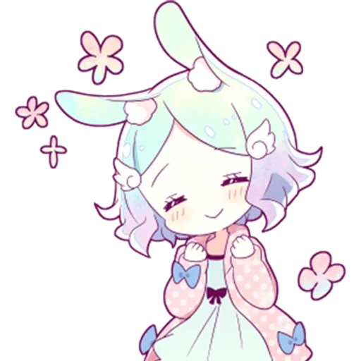 ☺️ Стикер «Милые-тян» для Telegram