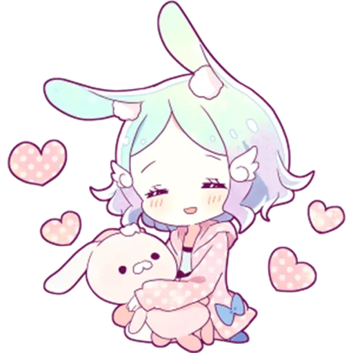 🥰 Стикер «Милые-тян» для Telegram
