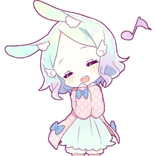 😊 Стикер «Милые-тян» для Telegram