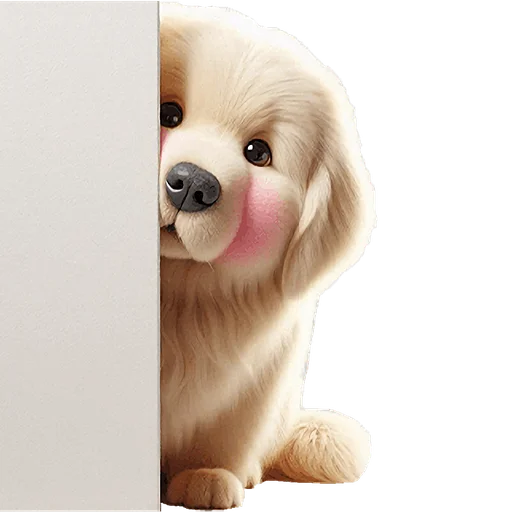 🫣 Стикер «Золотистый ретривер» для Telegram