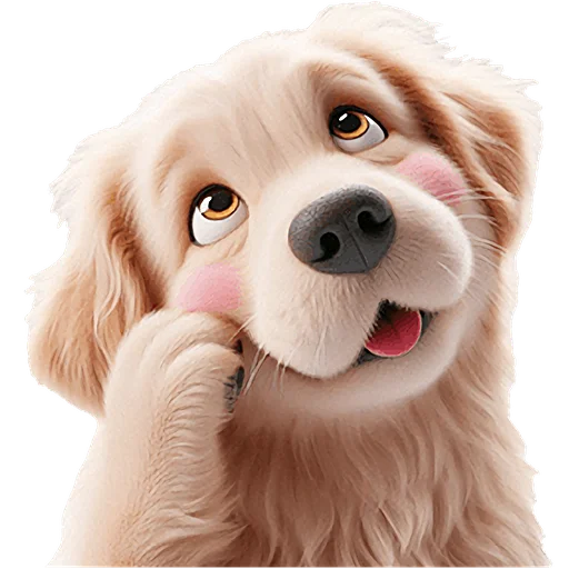 ☺️ Стикер «Золотистый ретривер» для Telegram