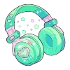 Стикер 38 Cute Green