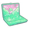 Стикер 43 Cute Green