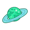 Стикер 22 Cute Green