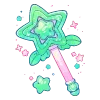 Стикер 32 Cute Green