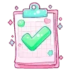 Стикер 36 Cute Green