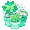Стикер 61 Cute Green