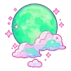 Стикер 14 Cute Green