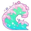Стикер 16 Cute Green