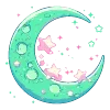 Стикер 13 Cute Green
