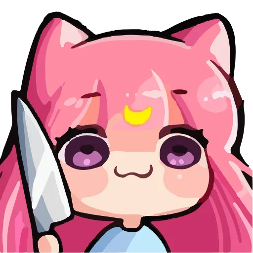 Стикерпак Cute random для Telegram