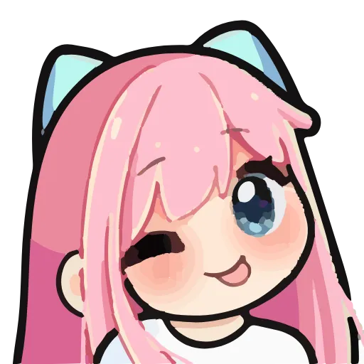 😛 Эмодзи «Cute random» для Telegram