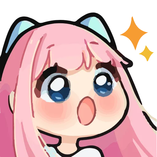 😍 Эмодзи «Cute random» для Telegram